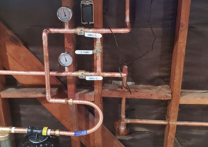 Copper repiping job san diego